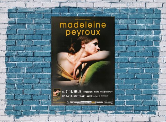 Madeleine Peyroux - Half The Perfect World, Berlin & Saarbrcken 2006 - Konzertplakat
