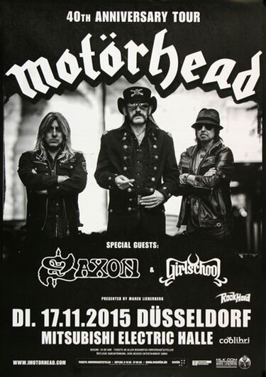 Motrhead  - Black Magic , Dsseldorf 2015 - Konzertplakat