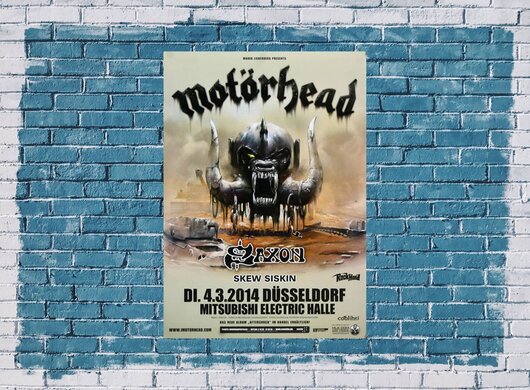 Motrhead - Aftershock , Dsseldorf 2014 - Konzertplakat