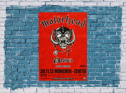 Motrhead - End Of Time , Mnchen 2013 - Konzertplakat