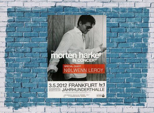 a-ha - Morten Harket, In Concert, Frankfurt, 2012, Konzertplakat