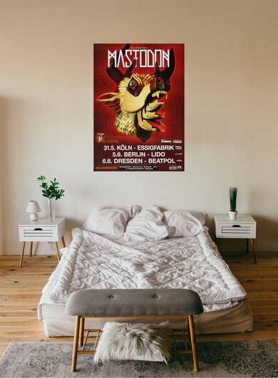 Mastodon - Blood & Thunder, Tour 2013 - Konzertplakat