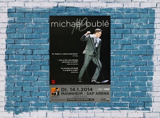Michael Bubl - To Be Loved, Mannheim 2014 - Konzertplakat