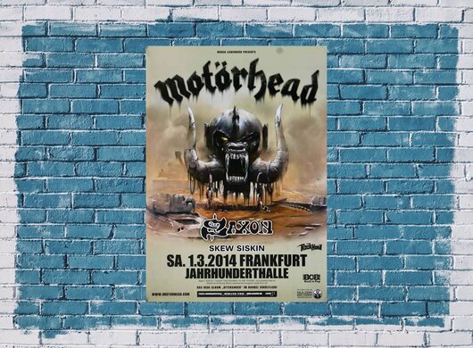 Motrhead  - Aftershock , Frankfurt 2014 - Konzertplakat