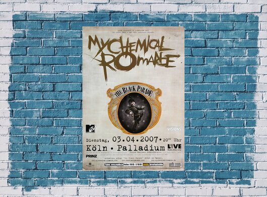 My Chemical Romance - Black Parade , Kln 2007 - Konzertplakat