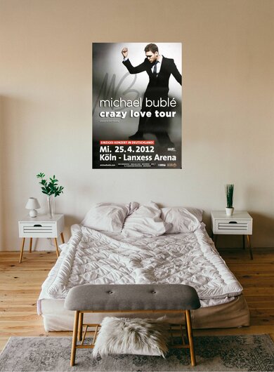 Michael Bubl - Crazy Love , Kln 2012 - Konzertplakat