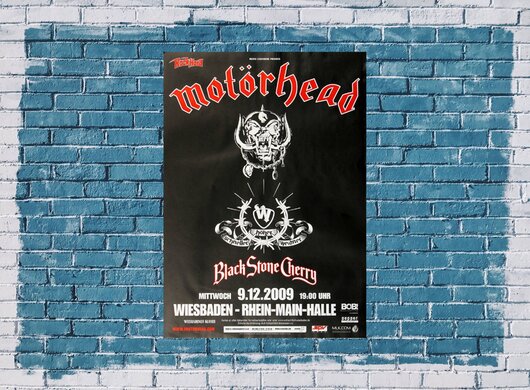 Motrhead  - Motrizer, Wiesbaden 2009 - Konzertplakat