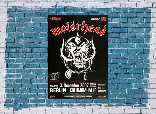 Motrhead  - Death Kiss, Berlin 2007 - Konzertplakat
