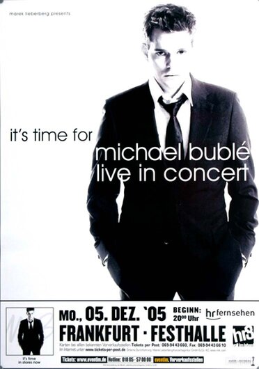 Michael Bubl - Its Time, Frankfurt 2005 - Konzertplakat