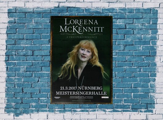 Loreena McKennitt - Trio Performance , Nrnberg 2017 - Konzertplakat