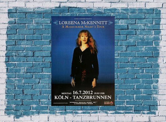 Loreena McKennitt - Midsummer Night , Kln 2012 - Konzertplakat