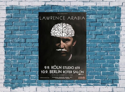 Lawrence Arabia - The Sparrow, Kln & Berlin 2012 - Konzertplakat