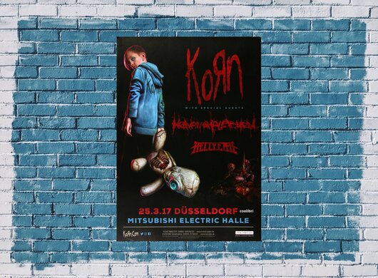 Korn - Insane , Dsseldorf 2017 - Konzertplakat