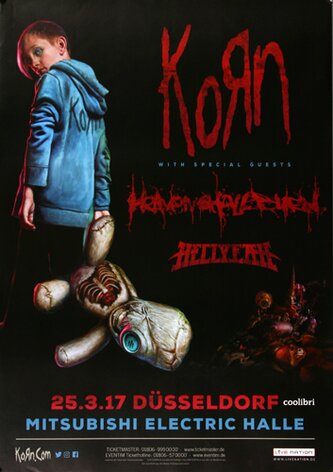Korn - Insane , Dsseldorf 2017 - Konzertplakat