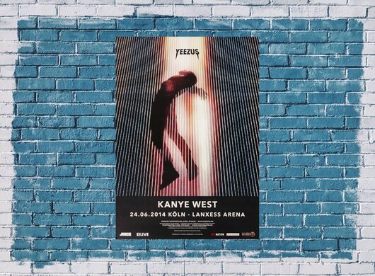 Kanye West - Yeezus , Kln 2014 - Konzertplakat