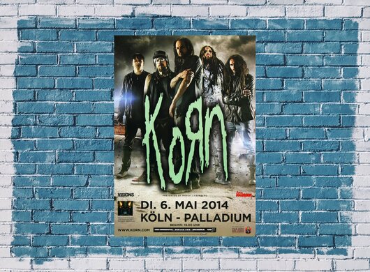 Korn - Never Never, Kln 2014 - Konzertplakat