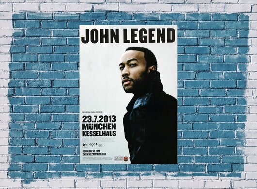 John Legend - Love In The Future, Mnchen 2013 - Konzertplakat