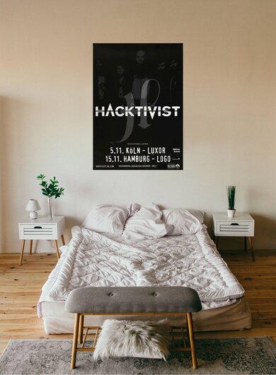 Hacktivist - Niggas In Paris,  Kln & Hamburg 2013 - Konzertplakat