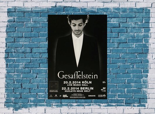 Gesaffelstein - Pursuit, Kln & Berlin 2014 - Konzertplakat