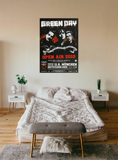 Green Day - Mnchen Live, MUC, 2010 - Konzertplakat