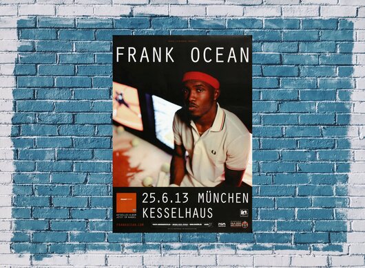 Frank Ocean - Channel Orange, Mnchen 2013 - Konzertplakat