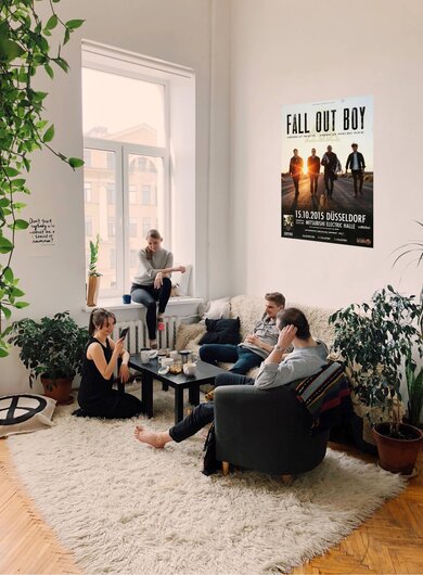 Fall Out Boy - American Psycho , Dsseldorf 2015 - Konzertplakat