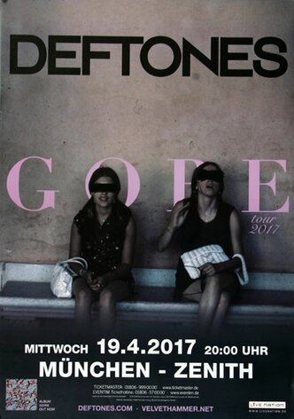 Deftones - Gore , Mnchen 2017 - Konzertplakat