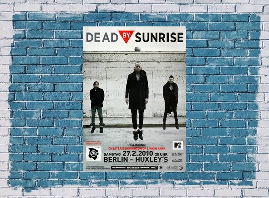 Dead By Sunrise - Out Of Ashes , Berlin 2010 - Konzertplakat