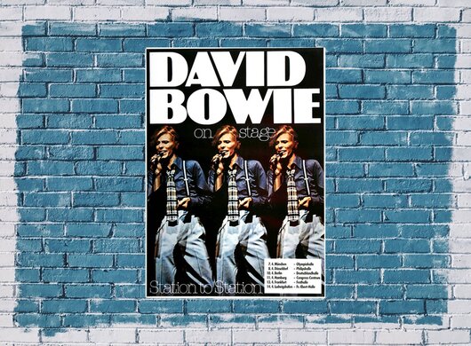 David Bowie, Station to Station, 1976, Konzertplakat