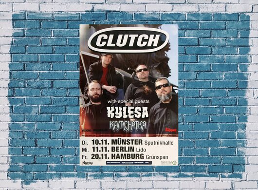 Clutch - Firebirds, Tour 2016 - Konzertplakat