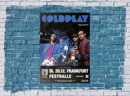 Coldplay - Mylo Xyloto, Frankfurt 2011 - Konzertplakat