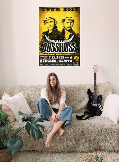 The BOSSHOSS - Concert , Mnchen 2013 - Konzertplakat