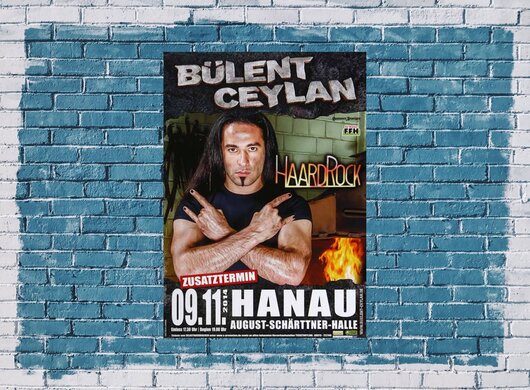 Blent Ceylan - Haardrock, Hanau 2014 - Konzertplakat