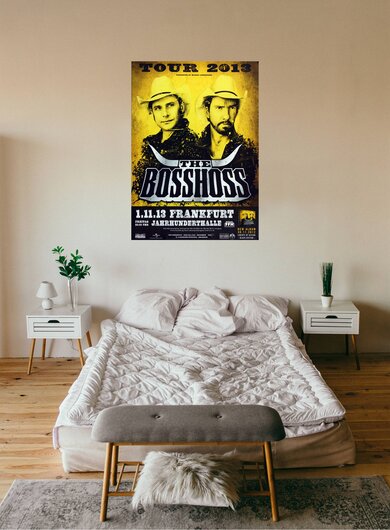The BOSSHOSS - Concert , Frankfurt 2013 - Konzertplakat