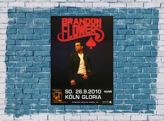 Brandon Flowers - All We Have Left, Kln 2010 - Konzertplakat