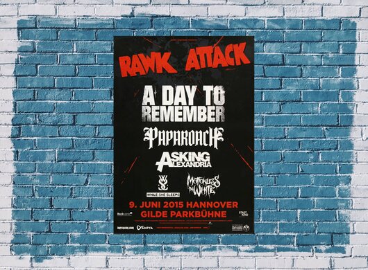 Rawk Attack, Live On Stage, Hannover, 2015, - Konzertplakat
