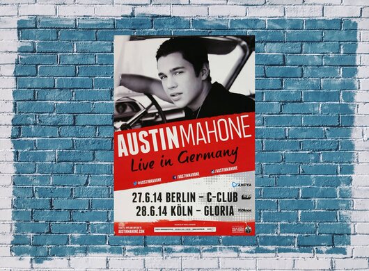 Austin Mahone - The Secret, Berlin & Kln 2014 - Konzertplakat