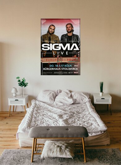 Sigma - Live, Kln 2017 - Konzertplakat